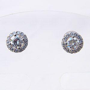 ダイヤモンド ピアス Pt900 プラチナ デザイン メンズ 男性用 結婚式 プレゼント Khabarbani Com