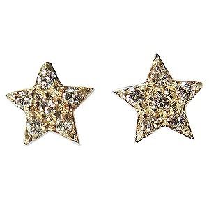 ダイヤモンドピアス スターピアス 星ピアス ダイヤピアス k18