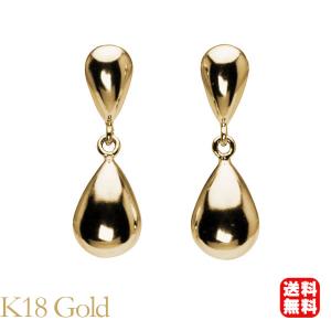 ピアス フックピアス k10 ゴールド イエローゴールド しずく型