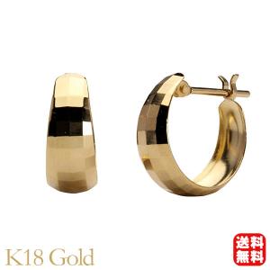 アメリカンピアス k18 ピンクゴールド フックピアス ミラーボール 地金