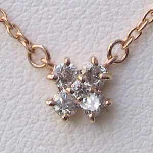 ダイヤモンド ネックレス ダイヤネックレス ダイヤ フラワー 花