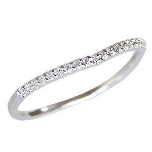 ダイヤモンド リング エタニティリング 指輪 0.09ct エタニティ k18