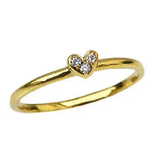 ダイヤモンドリング 0.56カラット pt. ピンキーリング ダイヤモンド K18リング(計0.15カラット/ピンキーリング/ハーフ