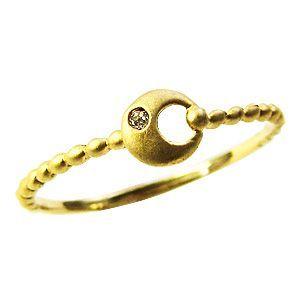 K10 三日月ダイヤモンドリング 楽天市場】【Luna Ring】 K10/K18/Pt900 三日月 モチーフ