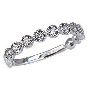 ハートリング ダイヤモンドリング ピンキーリング プラチナ 指輪