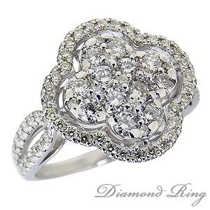 形状記憶 18K ダイヤ リング 指輪 18金 ミラーボール コイルリング 形状記憶 チタンワイヤー入り