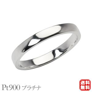 TRIDEA JEWELRY（トライディアジュエリー） Pt900 平打 4mm 3.7g