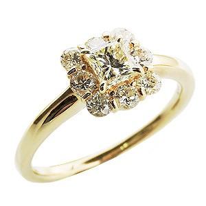 ピンキーリング 一粒ダイヤ ダイヤモンドリング 0.03ct ピンクゴールド