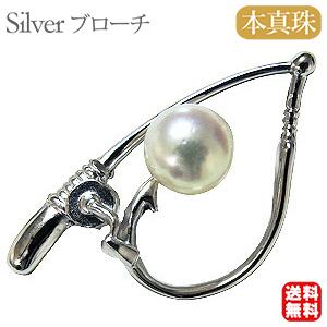 ブローチ 花 ラペルピン メンズ真珠パール 黒真珠 シルバー メンズ 黒