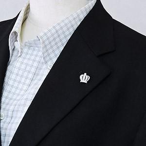 ラペルピン タイニーピン 王冠 ダイヤモンド ...の詳細画像1