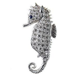 メンズ タツノオトシゴ ダイヤモンド サファイア...の商品画像