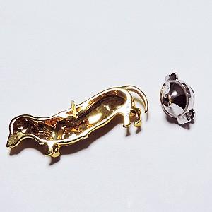 ブローチ ダックスフント メンズ 男性用 犬 ...の詳細画像2