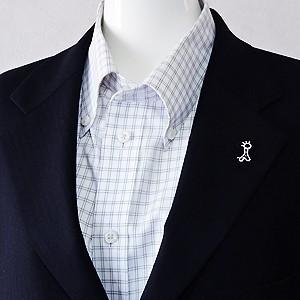 ブローチ メンズ ダイヤモンドブローチ キリン...の詳細画像1