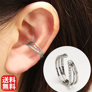 イヤーカフ イヤカフ k18 18k 18金 ピンクゴールド 片耳用 レディース