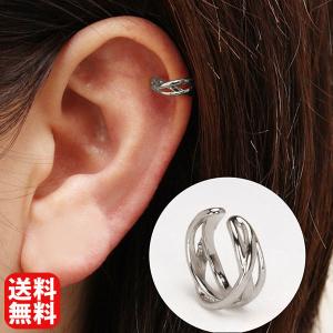 イヤーカフ　男女兼用　k18 k18WG イヤーカフ イヤカフ k18 18k 18金 イエローゴールド 片耳用 メンズ