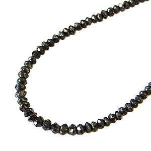 新品 SVブラックダイヤネックレス　24ct UP 50cm 新品 SVブラックダイヤネックレス 24ct UP 50cm