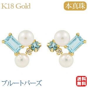 ピアス フックピアス k18 ホワイトゴールド しずく型 ティアドロップ