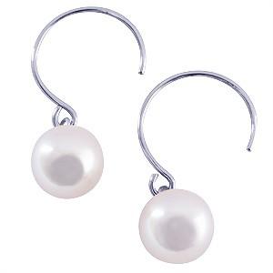 パールピアス 18金 パール ピアス 18k フープ あこや本真珠 7mm k18