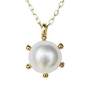 真珠 ネックレス パール 真珠ペンダント 真珠ネックレス ミルク