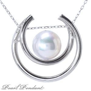 真珠 ネックレス パール 真珠真珠 k18 ホワイトゴールド あこや