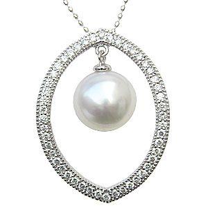 ネックレスペンダント 南洋真珠パール pt900 プラチナネックレス ダイヤモンド ジュエリー 人気 プレゼント ギフト ご褒美 自分買い pu