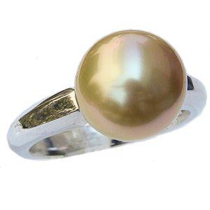 本真珠南洋白蝶真珠シルバーとゴールド「鳥と枝」s925リングY888 常盤木】シロチョウパール ダイヤモンド ホワイトゴールド ペンダント