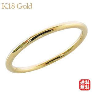 リング 形状記憶 k18 イエローゴールド 18金 18k 形状記憶リング
