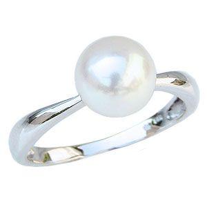 プラチナ pt900 パール リング 普段使い 真珠指輪 ダイヤモンド 本真珠