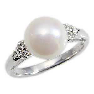 パール リング 普段使い 冠婚葬祭 真珠指輪 あこや アコヤ 本真珠