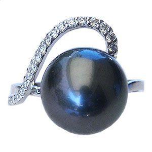 1494 黒蝶真珠パールリングPT900プラチナ8.5号13mm0.31ct 楽天市場】黒蝶真珠 約12.0mm リング 13号 PT900 プラチナ
