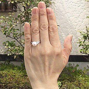 パールリング 普段使い パール リング 真珠 ...の詳細画像2