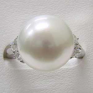 パール 指輪 真珠 リング 真珠 指輪 南洋真...の詳細画像1