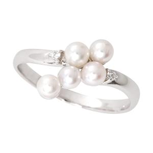 1465 あこや真珠　3-3.5mm テリすごく良い　ベビーパールリング 1465 あこや真珠 3-3.5mm テリすごく良い ベビーパールリング