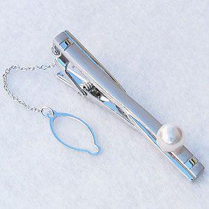 真珠 パール タイピン タイバー 7-7.5mm あこや本真珠 ジュエリー カジュアル 人気 プレゼ...