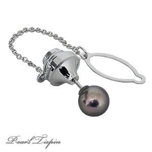 ネクタイピン タイピン タイタック パールタイピン パールタイタック 真珠タイタック メンズ 本真珠...