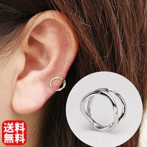イヤーカフ イヤカフ k18 18k 18金 ピンクゴールド 片耳用 ユニ
