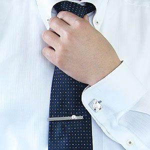 真珠 パール タイバー カフス セット あこや...の詳細画像1