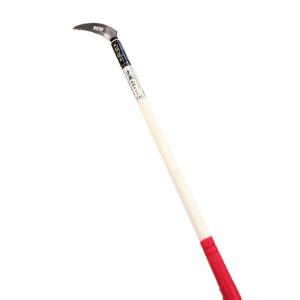 九頭龍川　才蔵　赤色長柄600　草取鋸鎌105ｍｍ　水田の雑草・ヒエ等　湾曲刃　反刃　刃匠の技を今に伝える　伝統の切れ味