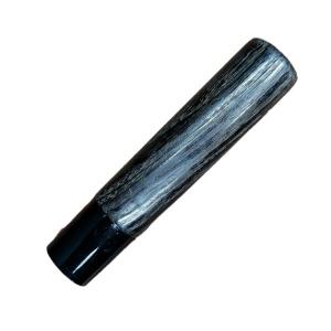 日本製　燕三条　焼き栗　和包丁柄　PC桂　小出刃包丁用（150ｍｍ用）5寸用　クリ材　高級感のある黒色　包丁交換用柄　