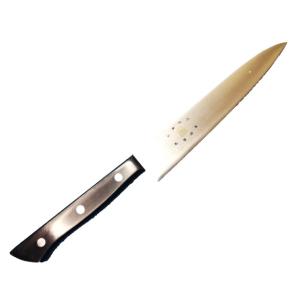 佐治武士作 銀嶺 VG10十字鎚目 ダマスカス鋼31層 ペティ包丁 135mm