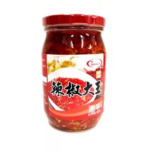 辣椒大王　（超辛口唐辛子ラー油漬け）台湾産 430g