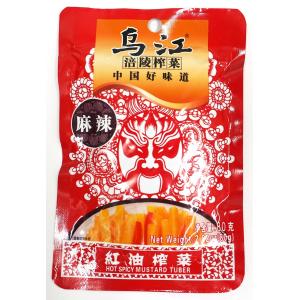烏江搾菜　紅油搾菜 麻辣味 ザーサイ　味付け ザーサイスライ　80g