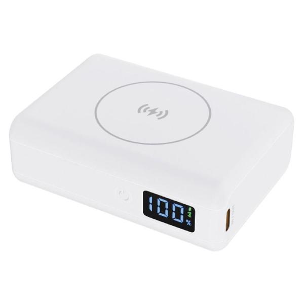モバイルバッテリー PD45W Type-C入出力対応 10000mAh 残量パーセント表示 ワイヤ...