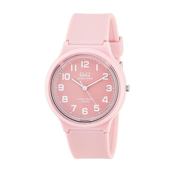 シチズン 腕時計 紳士/メンズ アナログ ソーラー電源 10気圧防水 ウレタンベルト ピンク  E0...