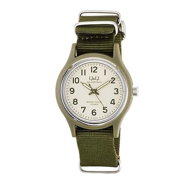 シチズン 腕時計 紳士/メンズ アナログ ソーラー電源 10気圧防水 ナイロンベルト グリーン E0...