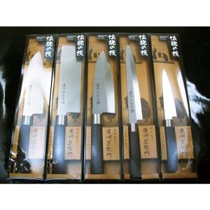 和包丁 関の包丁 濃州正宗作 5種フルセット BR（菜切/三徳/刺身/出刃