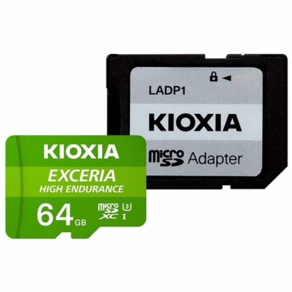 送料無料 KIOXIA (旧東芝) 64GB microSDXCカード マイクロSD 高耐久ドライブ...