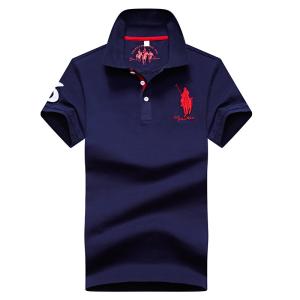 ポロシャツ メンズ 半袖 かっこいい 刺繍 スポーツ ゴルフ