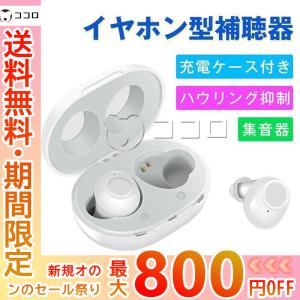 補聴器 イヤホン型 充電式 集音 集音器 電池式 電池型
