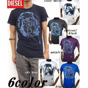 ディーゼル DIESEL Tシャツ メンズ 半袖 モヒカン 6カラー アウトレット｜shinkirohjacket